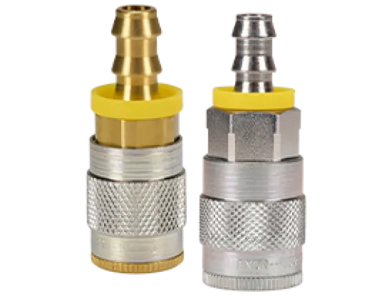 J-Series Automotive Pneumatic Push-Loc Hose Barb Coupler