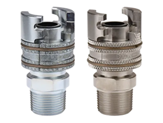 Dual-Lock P-Series Thor Interchange Male Thread Coupler