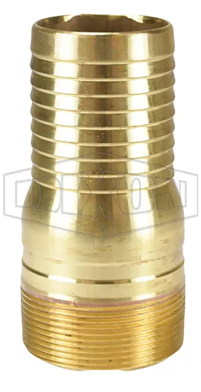 King Combination Nipple NPT Threaded End No Knurl