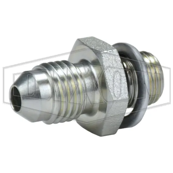 Male JIC 37° Flare x Male Metric Parallel Thread