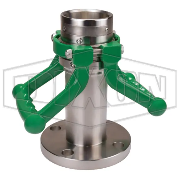 Dixon MannTek Cryogenic Dry Disconnect Coupler-Hose Unit x 150 LB. Flange