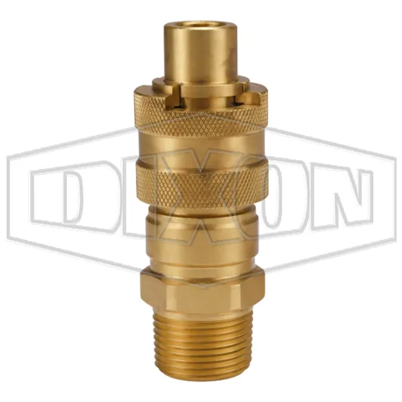 Dix-Lock® N-Series Interchange Male Head x Male Threaded End Plug