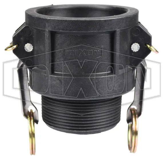 Glass-Filled Polypropylene Cam & Groove Type B Coupler x Male NPT