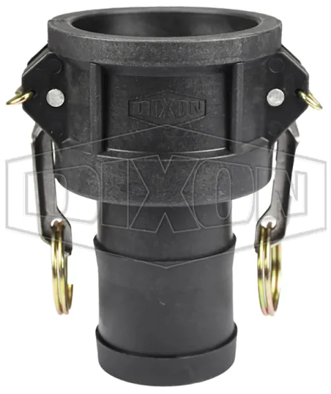 Glass-Filled Polypropylene Cam & Groove Type C Coupler x Hose Shank