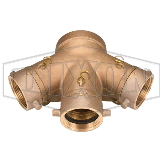 Triple Clapper Siamese Connection Back Outlet