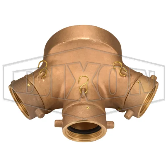 Triple Clapper Siamese Connection Back Outlet