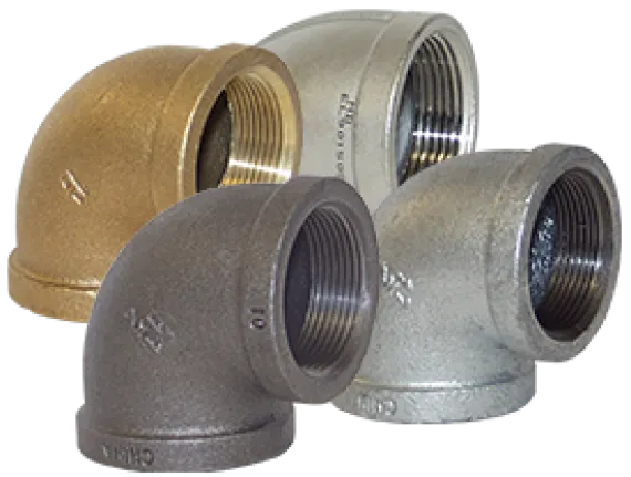 NPT threaded 90 degree elbow