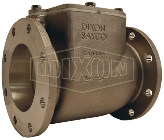 round flange high flow swing check valve