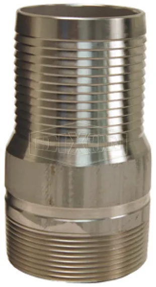 King Combination nipple- threaded, no knurl