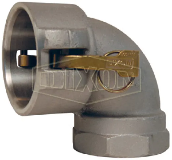 90 degree elbow coupler x female thread