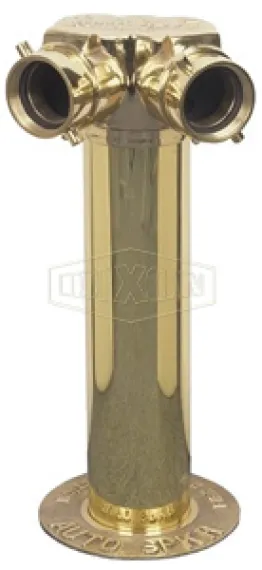 Double Clapper Concealed Type Siamese Assembly