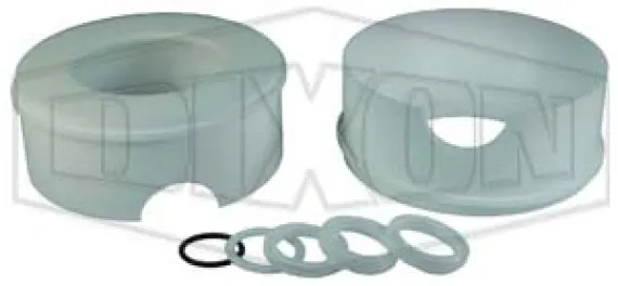 2-Way Encapsulated Sanitary 3 Piece Stainless Steel Ball Valve Repair Kit