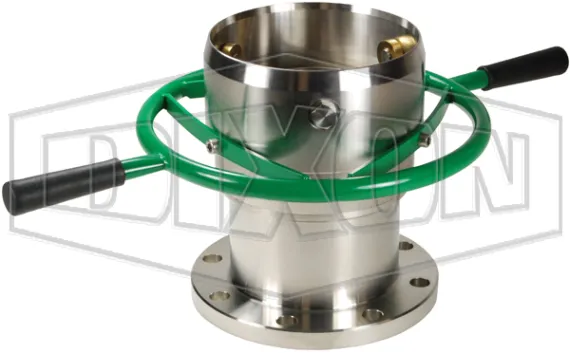cryogenic coupler with flange