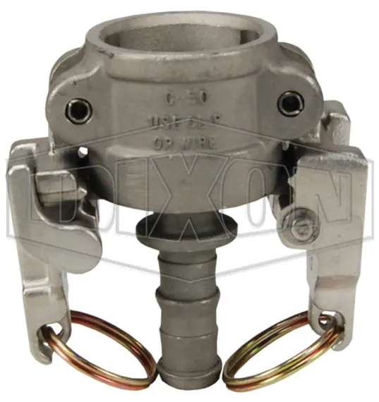 EZ Boss-Lock Cam & Groove/Camlock Type C Coupler x Hose Shank