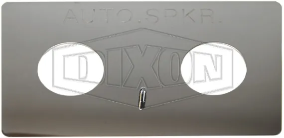 Wall Plate for Double Clapper Siamese Assembly