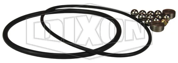 fkm seal kit replacement parts inline sight glass compact