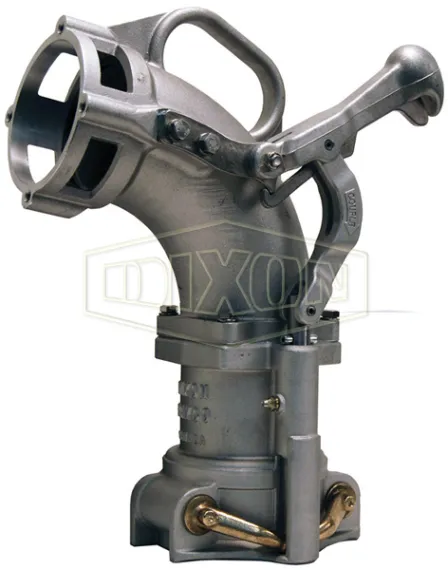 Tank Truck Fittings: Fuel Elbows, Adapters & Couplers 6500 Series Self-Locking Drop Elbows