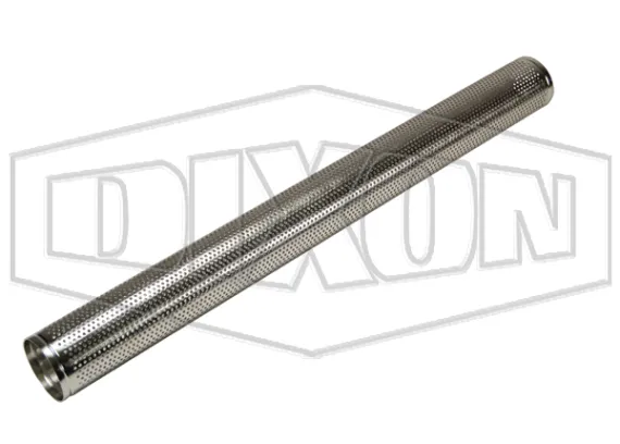 back up tube perforations long in line filter strainer replacement part