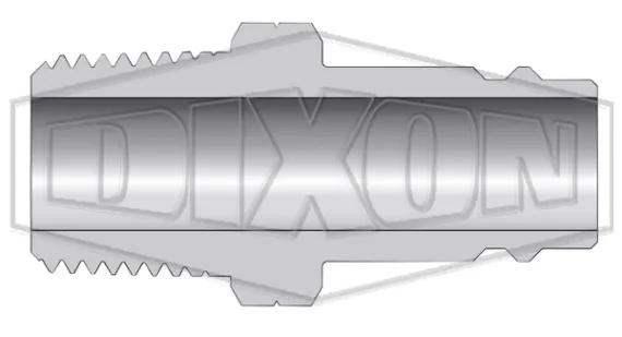 cj series pneumatic male threaded plug half cutout