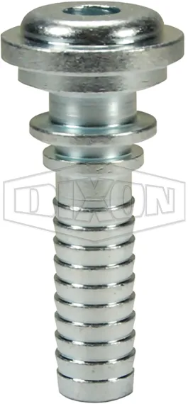 ground joint x stem for hose crimp boss steam fitting