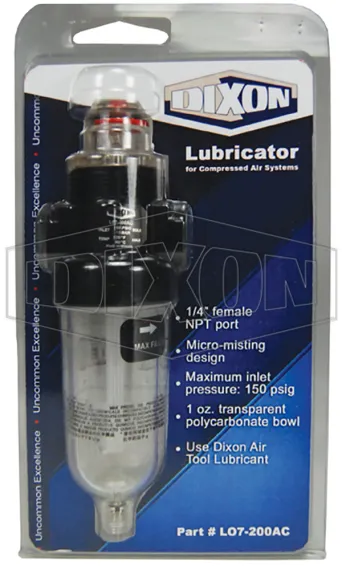 lubricator for compressed air systems
