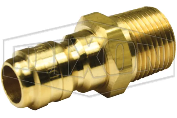 straight through male threaded plug