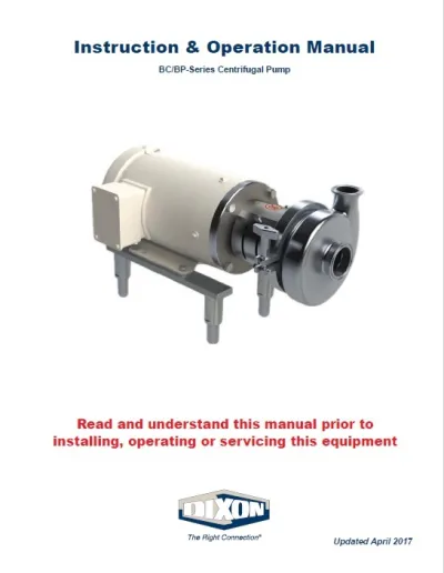 BC/BP-Series Pump Instruction & Operation Manual