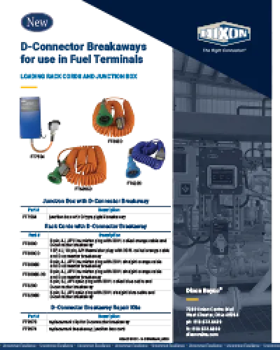 D-Connector Breakaways for use in Fuel Terminals