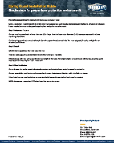 Spring Guard Installation Guide