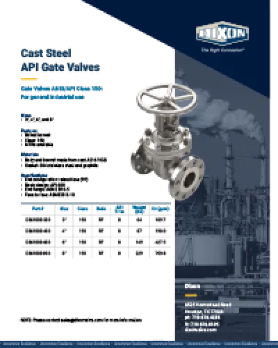 Cast Steel API Gate Valves