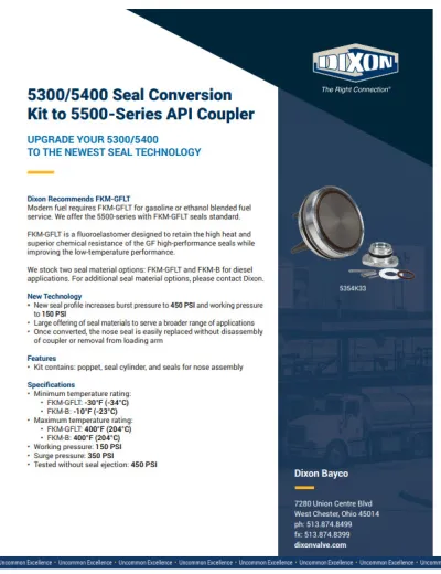API 5500 Seal Conversion