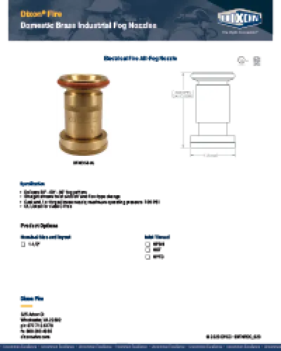 Electrical Fire All-Fog Nozzle