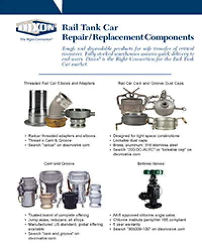 Rail Tank Car Repair / Replacement Components