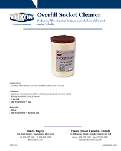 Overfill Socket Cleaner
