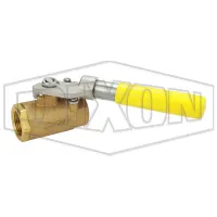 "Deadman" Spring Return Handle Brass Ball Valve