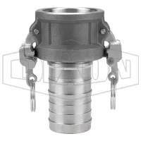 EZ Boss-Lock Cam & Groove Hastelloy Type C Coupler x Hose Shank