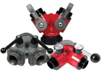 Aluminum 2-Way Ball Valve Female Swivel Inlet