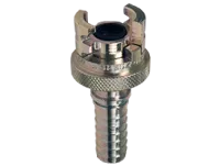 dqc p series thor interchange coupler hose end barb with knurled flanged sleeve