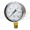 Brass Liquid Filled Lower Mount Gauge
