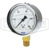 Brass Liquid Filled Lower Mount Gauge