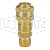 D-Series Pneumatic Automatic Male Threaded Coupler