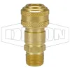 D-Series Pneumatic Automatic Male Threaded Coupler