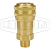 D-Series Pneumatic Automatic Male Threaded Coupler