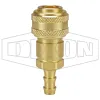 D-Series Pneumatic Automatic Push-Loc Hose Barb Coupler