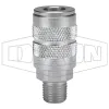 F-Series Pneumatic Manual Male Threaded Coupler