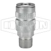 F-Series Pneumatic Manual Male Threaded Coupler