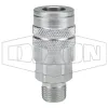 F-Series Pneumatic Manual Male Threaded Coupler