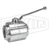 High Pressure Clear Zinc Ball Valve