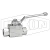 High Pressure Clear Zinc Ball Valve