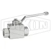 High Pressure Clear Zinc Ball Valve